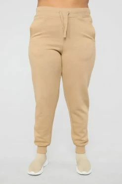 Fashion Nova Stole Your Boyfriend's Oversized Jogger - Nude Sweatpants & Joggers