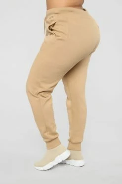 Fashion Nova Stole Your Boyfriend's Oversized Jogger - Nude Sweatpants & Joggers