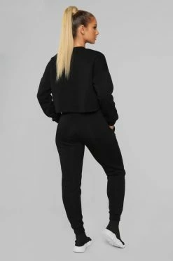 Fashion Nova Sweatpants & Joggers Like A Champ Jogger - Black