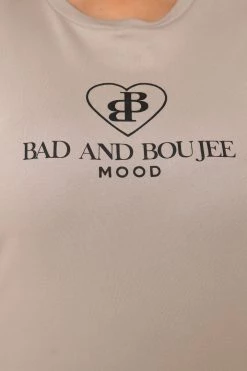 Fashion Nova Boujee Sweatshirt - Taupe