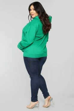 Fashion Nova Hoodies & Sweatshirts Stole Your Boyfriend's Oversized Hoodie - Kelly Green