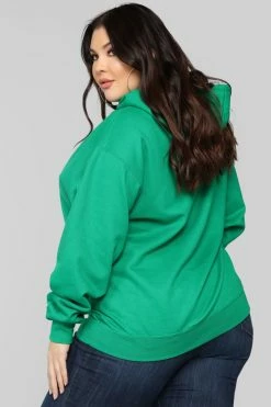 Fashion Nova Hoodies & Sweatshirts Stole Your Boyfriend's Oversized Hoodie - Kelly Green