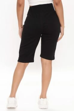 Fashion Nova Early Mornings Sweatshorts - Black