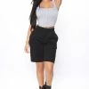 Fashion Nova Call It A Night Sweatshorts - Black
