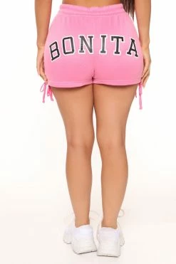 Fashion Nova Loungewear Shorts Bonita Apple-Bum Shorts - Pink