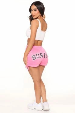Fashion Nova Loungewear Shorts Bonita Apple-Bum Shorts - Pink