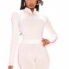 Fashion Nova Work Or Pleasure Lounge Biker Short Set - White
