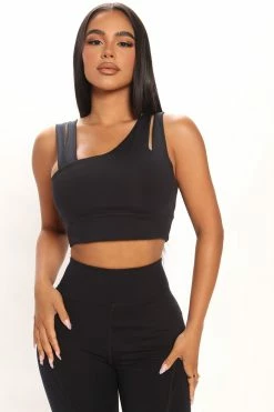 Fashion Nova Weekend Workout Short Set - Black Loungewear Sets