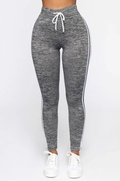 Fashion Nova Got What You Want Lounge Set - Heather Grey Loungewear Sets