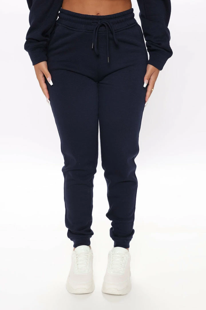 Discount 🛒 Fashion Nova Sweatpants & Joggers Look Again Joggers - Navy 🛒 4 Fashion Nova Sweatpants & Joggers Look Again Joggers - Navy