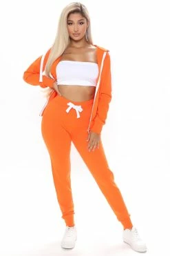 Fashion Nova Sweatpants & Joggers Relaxed Vibe Joggers - Orange