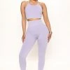 Fashion Nova Weekend Errands Legging Set - Lavender