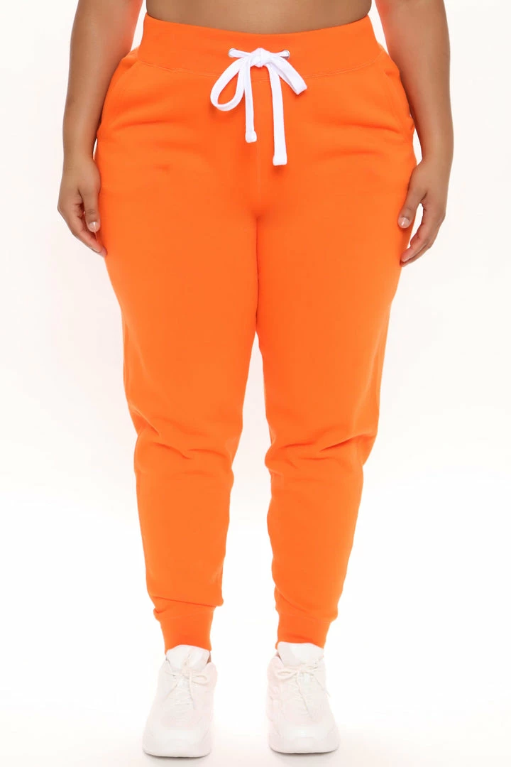 Fashion Nova Sweatpants & Joggers Relaxed Vibe Joggers - Orange
