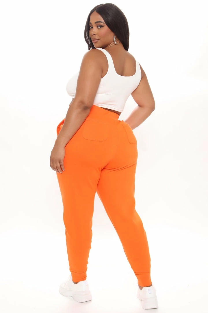Fashion Nova Sweatpants & Joggers Relaxed Vibe Joggers - Orange