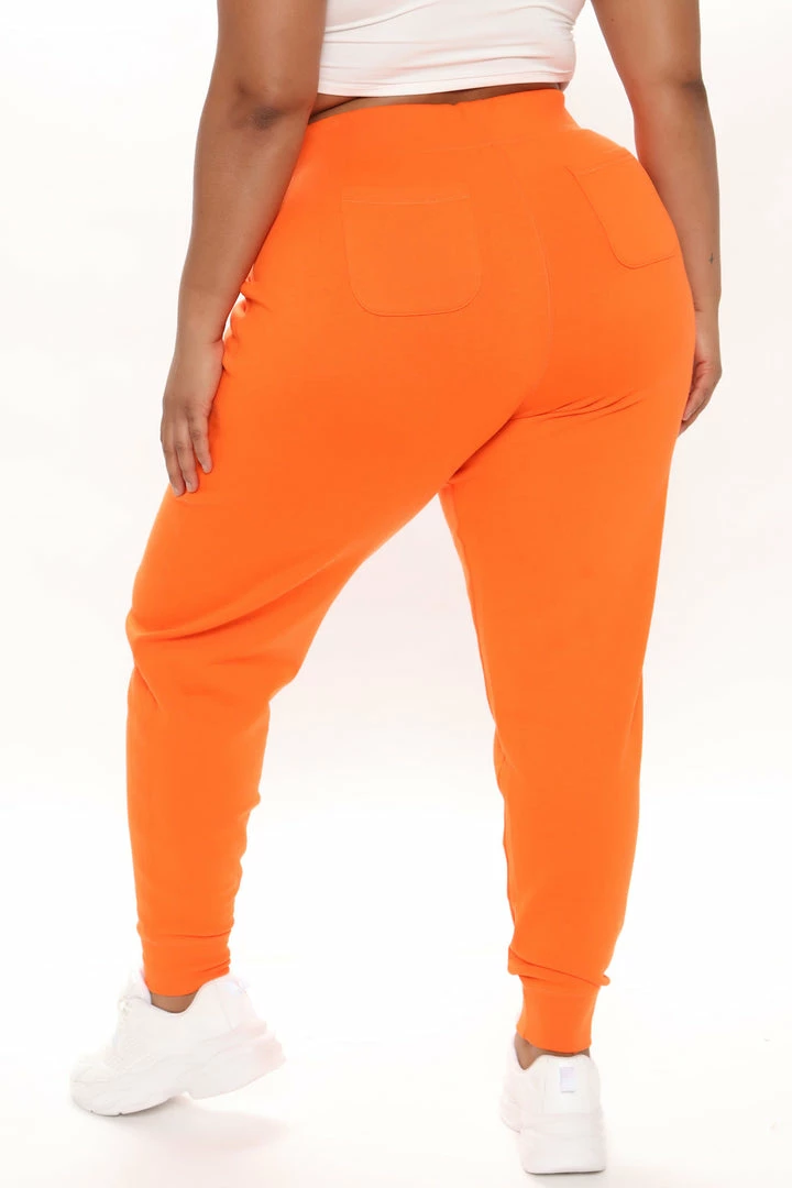 Fashion Nova Sweatpants & Joggers Relaxed Vibe Joggers - Orange