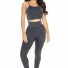 Fashion Nova Loungewear Sets Weekend Errands Legging Set - Black