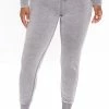 Fashion Nova Sweet Dreams Mineral Wash Jogger - Heather Grey