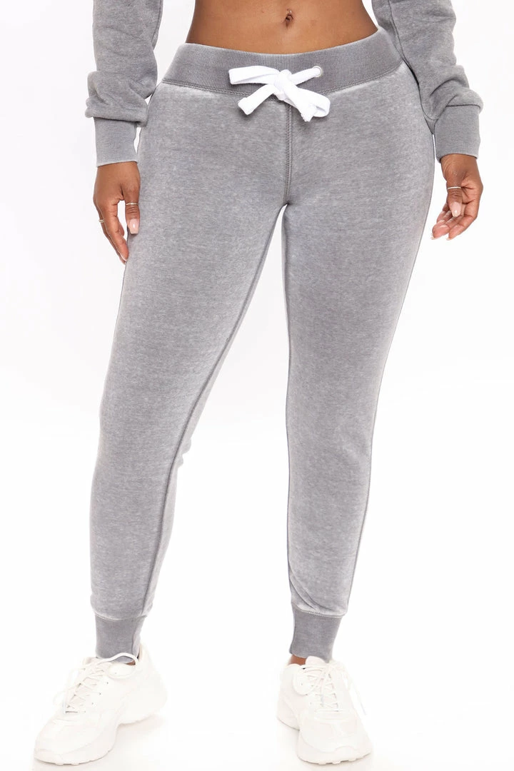 Deals π Fashion Nova Sweet Dreams Mineral Wash Jogger - Heather Grey π 3 Fashion Nova Sweet Dreams Mineral Wash Jogger - Heather Grey