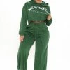 Fashion Nova Loungewear Sets Having It My Way Pant Set - Hunter