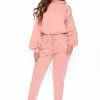 Fashion Nova Latest And Greatest French Terry Jogger - Mauve Sweatpants & Joggers