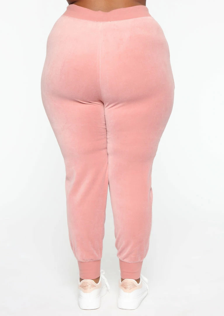 Fashion Nova Loungewear Sets The Original Trendsetter Velour Set - Mauve