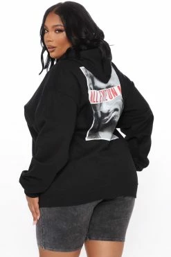 Best deal 👏 Fashion Nova Hoodies & Sweatshirts All Eyes On Me Hoodie - Black 👍 26 Fashion Nova Hoodies & Sweatshirts All Eyes On Me Hoodie - Black