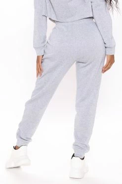 Fashion Nova Sweatpants & Joggers Like A Champ Jogger - Heather Grey