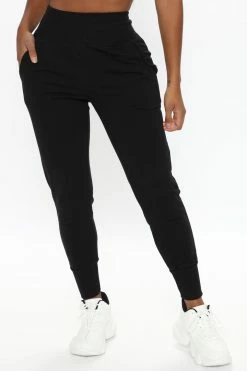 Fashion Nova The New Look Joggers - Black