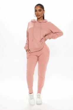 Fashion Nova The New Look Hoodie - Mauve Hoodies & Sweatshirts