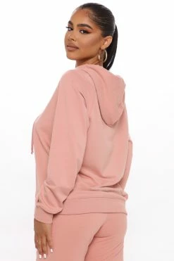 Fashion Nova The New Look Hoodie - Mauve Hoodies & Sweatshirts