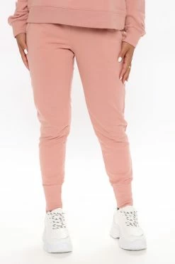Fashion Nova The New Look Joggers - Mauve