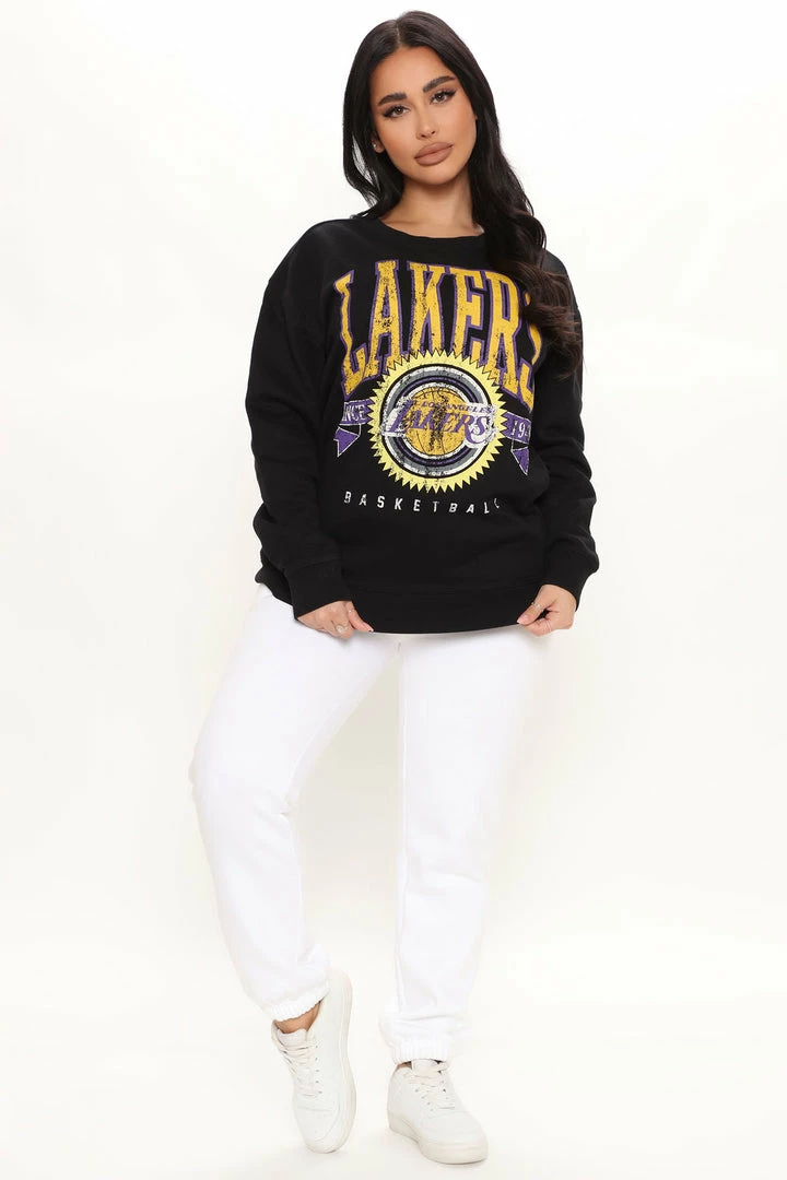 Best deal ๐ Fashion Nova NBA That's A Violation Lakers Sweatshirt - Black Hoodies & Sweatshirts ๐ 4 Fashion Nova NBA That's A Violation Lakers Sweatshirt - Black Hoodies & Sweatshirts