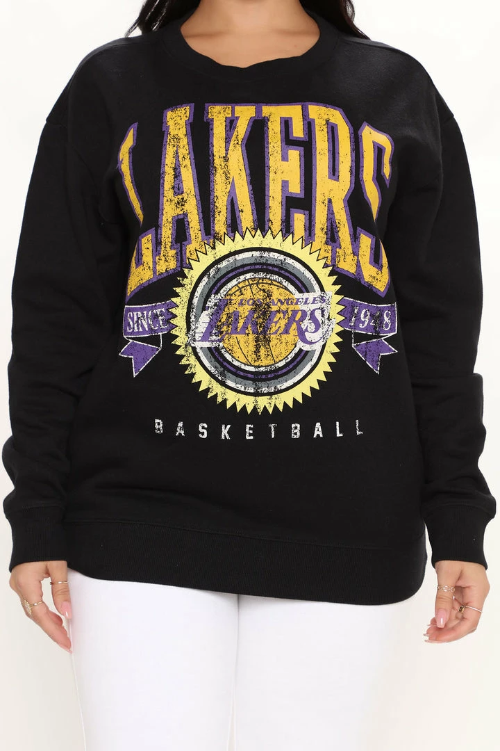 Best deal ๐ Fashion Nova NBA That's A Violation Lakers Sweatshirt - Black Hoodies & Sweatshirts ๐ 7 Fashion Nova NBA That's A Violation Lakers Sweatshirt - Black Hoodies & Sweatshirts