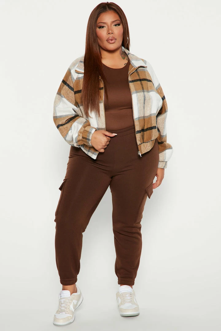 Fashion Nova Let's Relax Jogger Sweatpants - Chocolate Sweatpants & Joggers