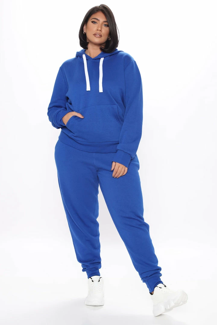 Fashion Nova Relaxed Vibe Joggers - Blue Sweatpants & Joggers