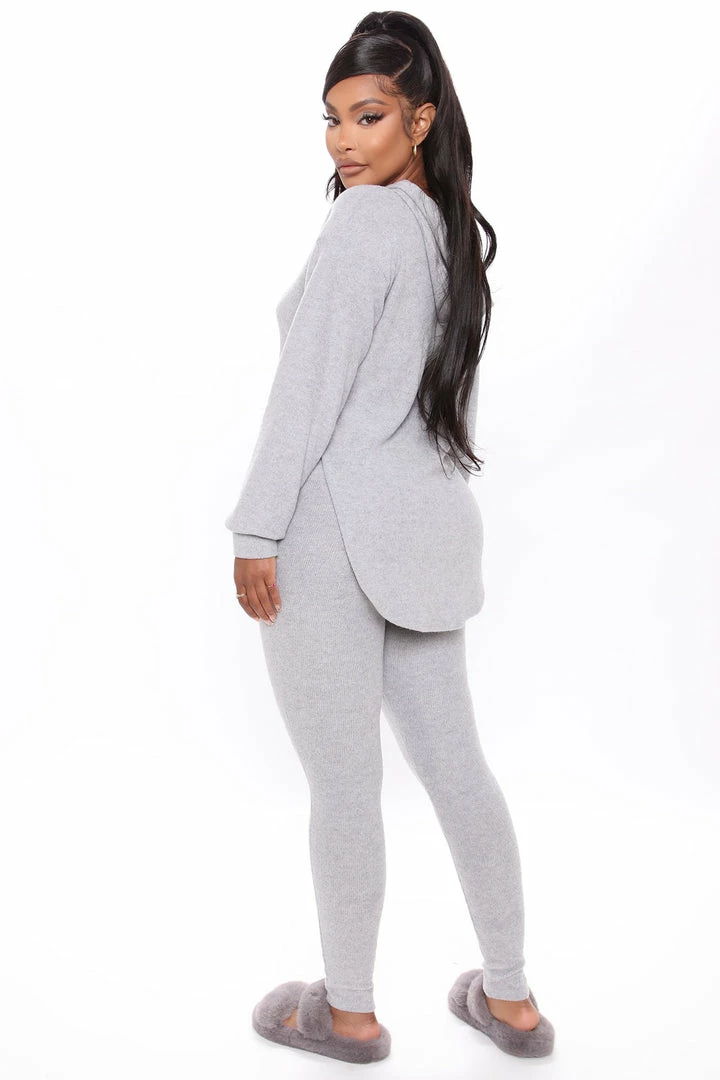 Coupon 👍 Fashion Nova Cutting Corners Legging Set - H.Grey 🎁 8 Fashion Nova Cutting Corners Legging Set - H.Grey