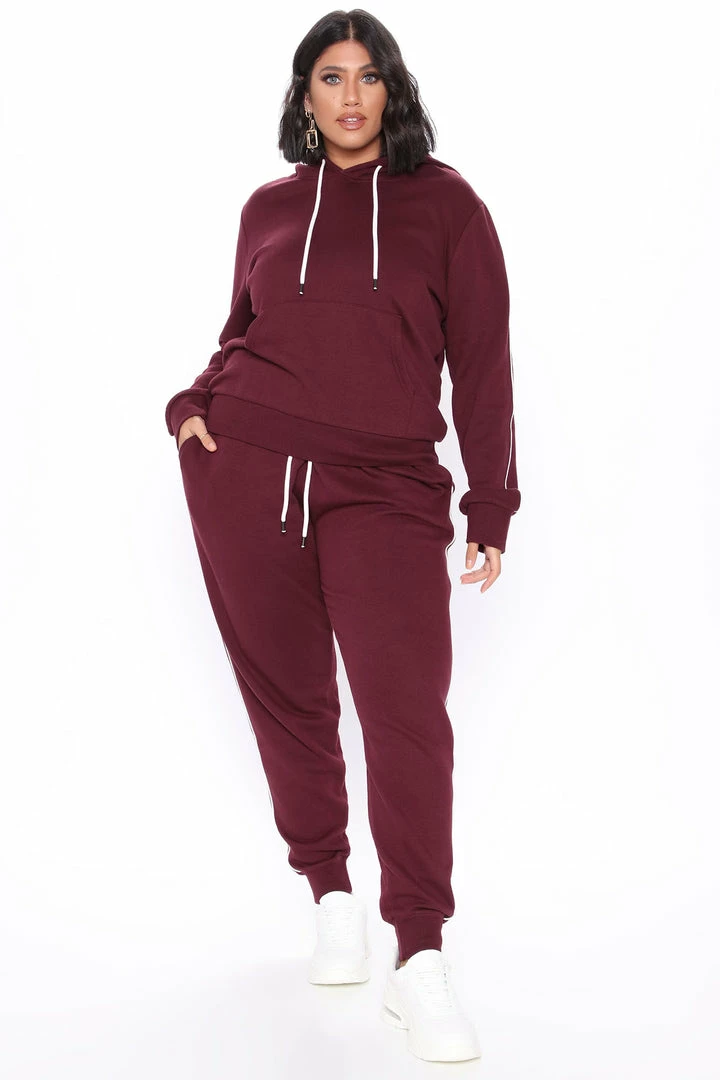 Best Pirce 🤩 Fashion Nova Tennis And Chill Fleece Pullover Hoodie - Burgundy Hoodies & Sweatshirts ❤️ 8 Fashion Nova Tennis And Chill Fleece Pullover Hoodie - Burgundy Hoodies & Sweatshirts