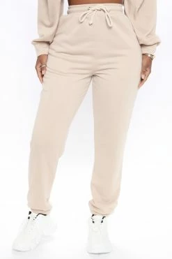 Fashion Nova Sweatpants & Joggers Big On Comfort Jogger Pant - Sand