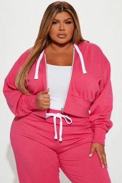 Fashion Nova Chill Mode Hoodie And Jogger Set - Pink Loungewear Pant Sets
