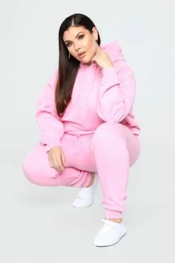 Fashion Nova Stole Your Boyfriend's Oversized Hoodie - Pink