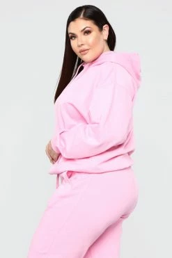 Fashion Nova Stole Your Boyfriend's Oversized Hoodie - Pink