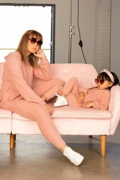 Fashion Nova Cutting Corners Legging Set - Mauve