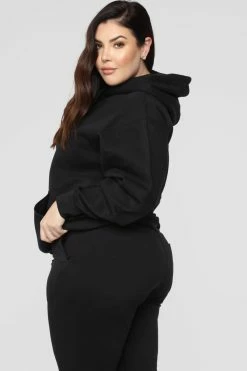Fashion Nova Stole Your Boyfriend's Oversized Hoodie - Black