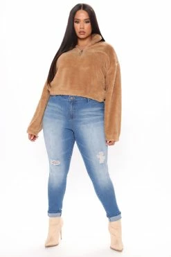 Fashion Nova Hoodies & Sweatshirts Cozy Love Pullover - Coco