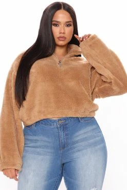 Fashion Nova Hoodies & Sweatshirts Cozy Love Pullover - Coco