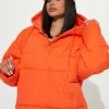 Deals β¨ Fashion Nova Head In The Clouds Puffer Jacket - Orange π€© 1 Fashion Nova Head In The Clouds Puffer Jacket - Orange
