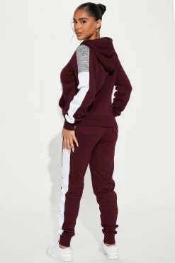 Fashion Nova Analissa Pullover Hoodie - Maroon