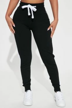 Fashion Nova Analissa Jogger - Black Sweatpants & Joggers