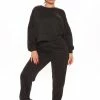 Fashion Nova Big On Comfort Jogger Pant - Black