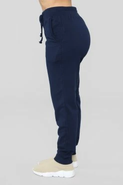 Fashion Nova Latest And Greatest French Terry Jogger - Navy